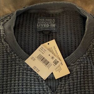 American Eagle Outfitters Gray Crewneck Sweater
